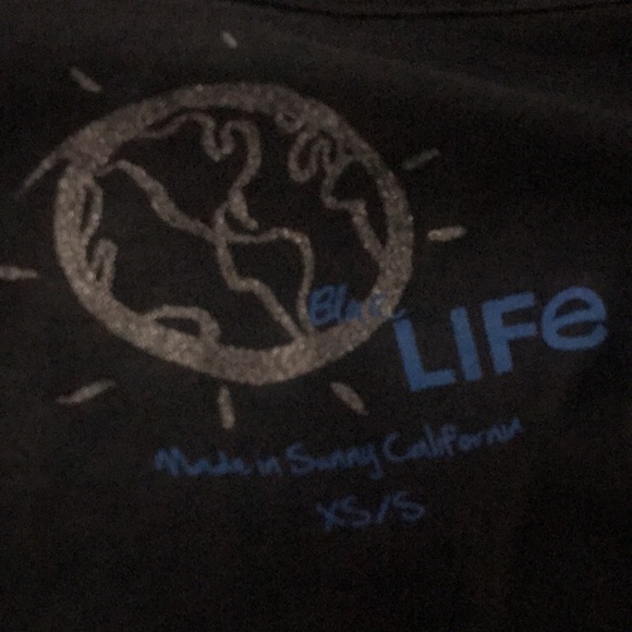 Blue Life One Shoulder Charcoal Grey T-shirt in Small - Picture 9 of 10